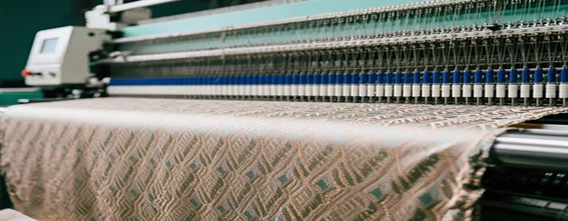 Factory production line banner